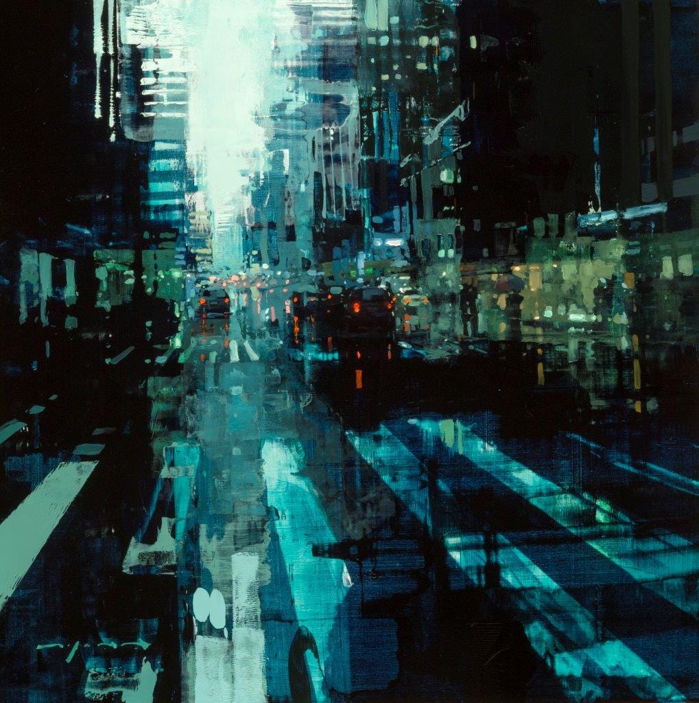  NYC 31 - 24 x 24 inches - Oil on Panel - 8/2016 