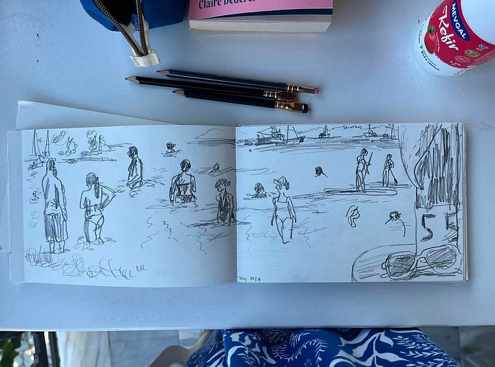 sketches of figures by Helen Stephens