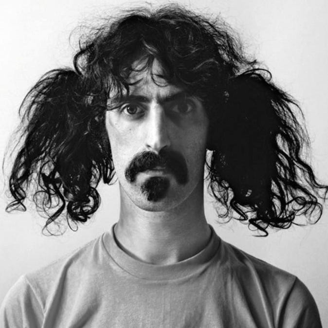 Jim Morrison, Frank Zappa, David Crosby, and Stephen Still