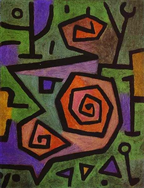 Heroic Roses, 1938 - Paul Klee