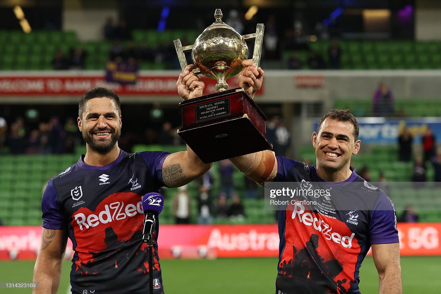NRL Rd 7 - Storm v Warriors