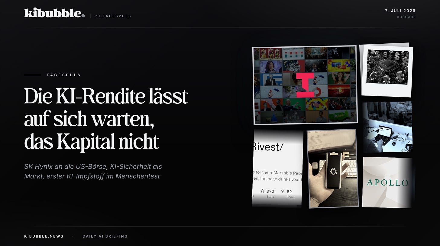 Die KI-Rendite lässt auf sich warten, das Kapital nicht Die KI-Rendite lässt auf sich warten, das Kapital nicht
