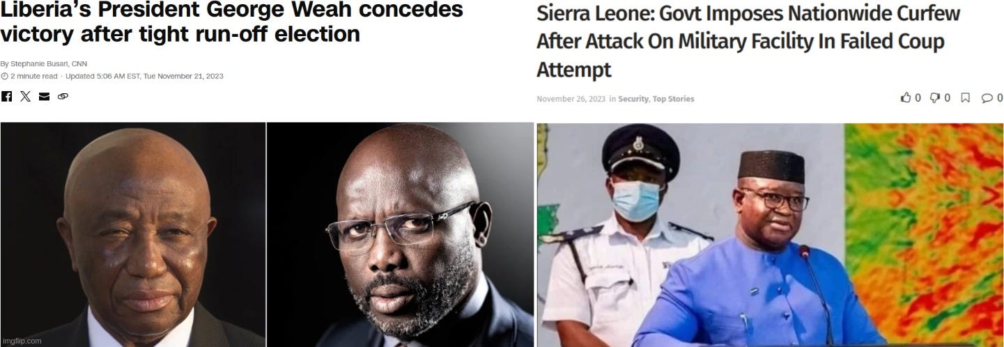 Two headlines