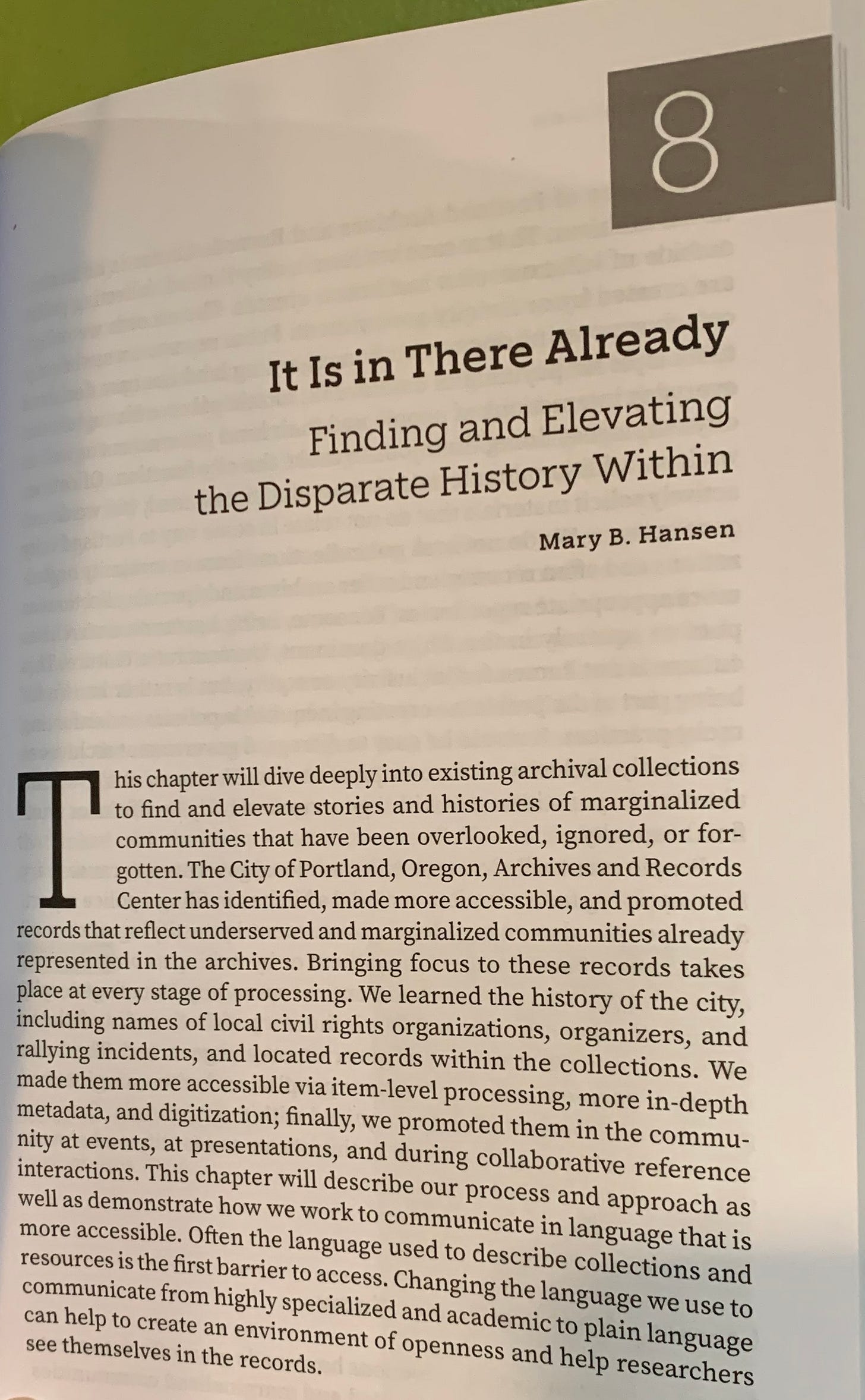Image of an open book with text Image of an open book with text