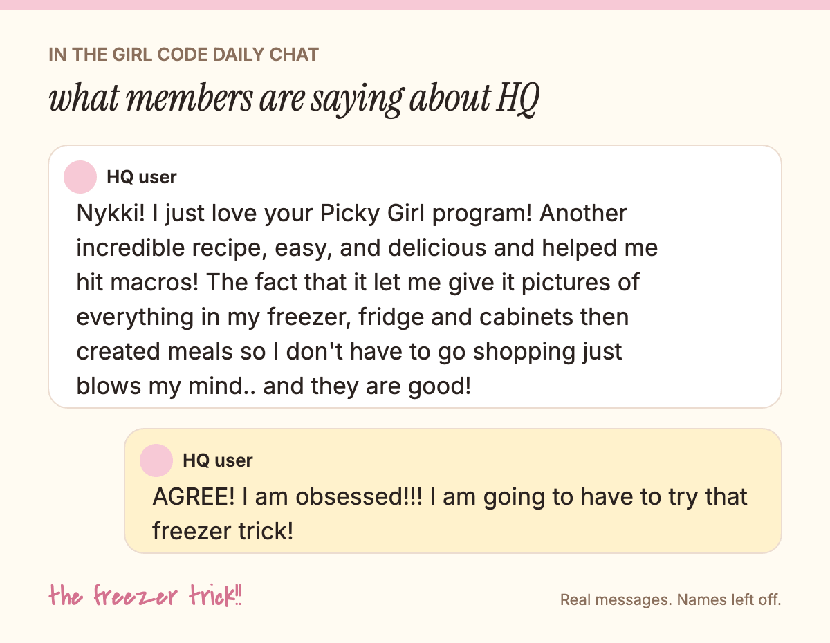 Girl Code Daily members talking about Picky Girl HQ in Chat Girl Code Daily members talking about Picky Girl HQ in Chat