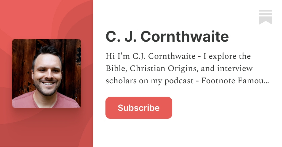 C. J. Cornthwaite | Substack