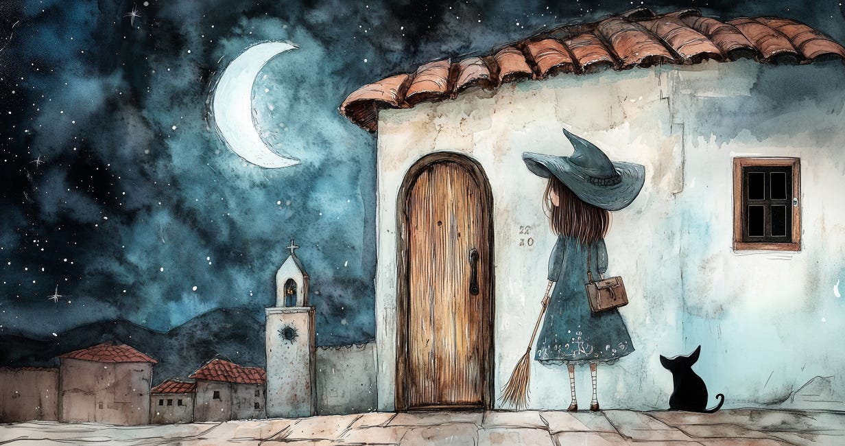 The lost witch and the girl who wrote her