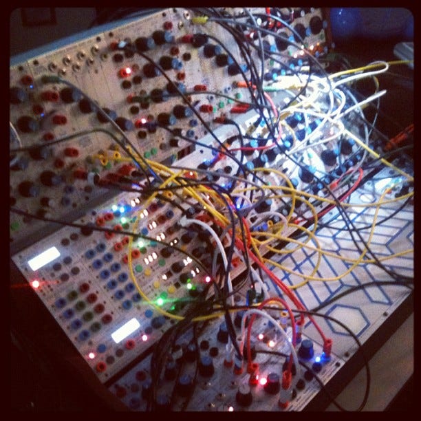 Subotnick's Buchla 200e patch Subotnick's Buchla 200e patch