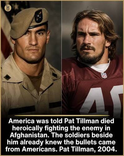 Pat Tillman walked away from a multi-million NFL contract to fight in the War on Terror, then was killed by his own unit and turned into a story the government couldn't afford Pat Tillman walked away from a multi-million NFL contract to fight in the War on Terror, then was killed by his own unit and turned into a story the government couldn't afford