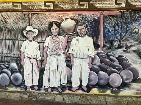 Pottery and murals