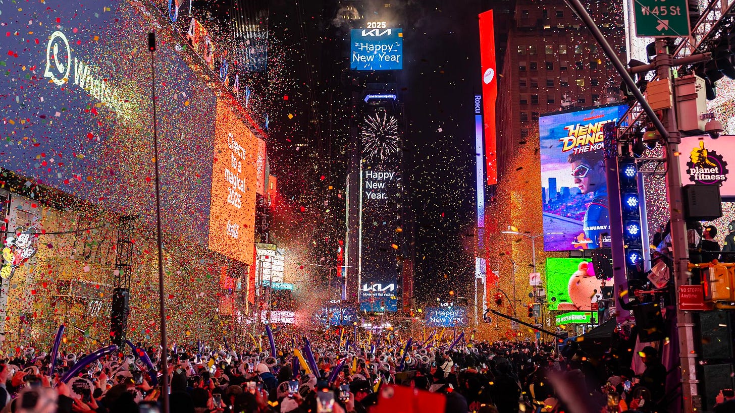 New Year's Eve photos: U.S., world welcome 2025