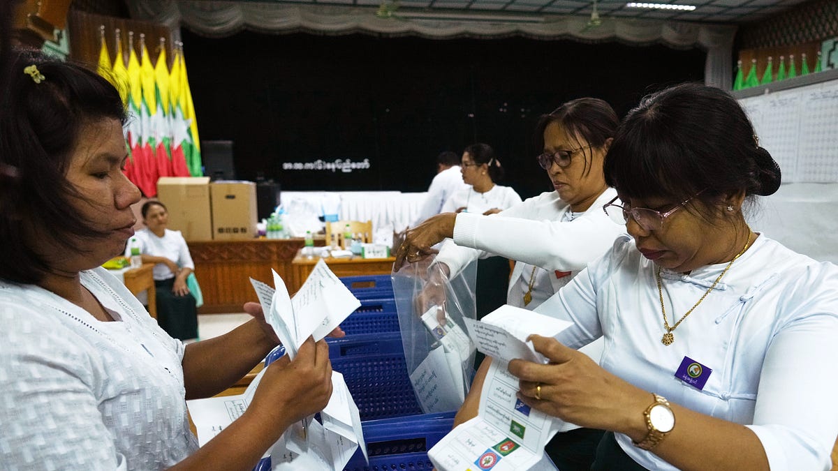 Low Turnout in Second Phase of Myanmar’s ‘Sham’ Election