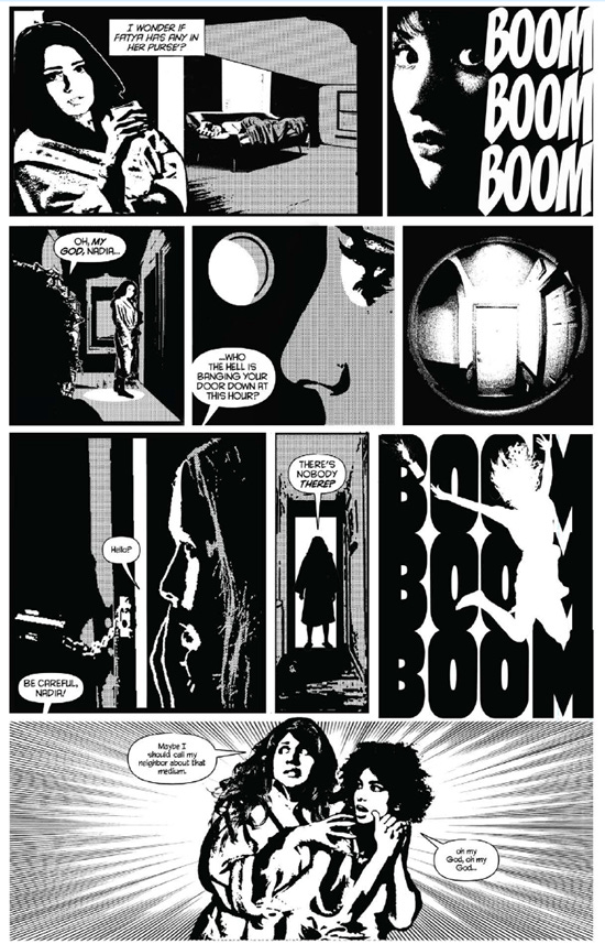 A comic strip of a person and person

AI-generated content may be incorrect.