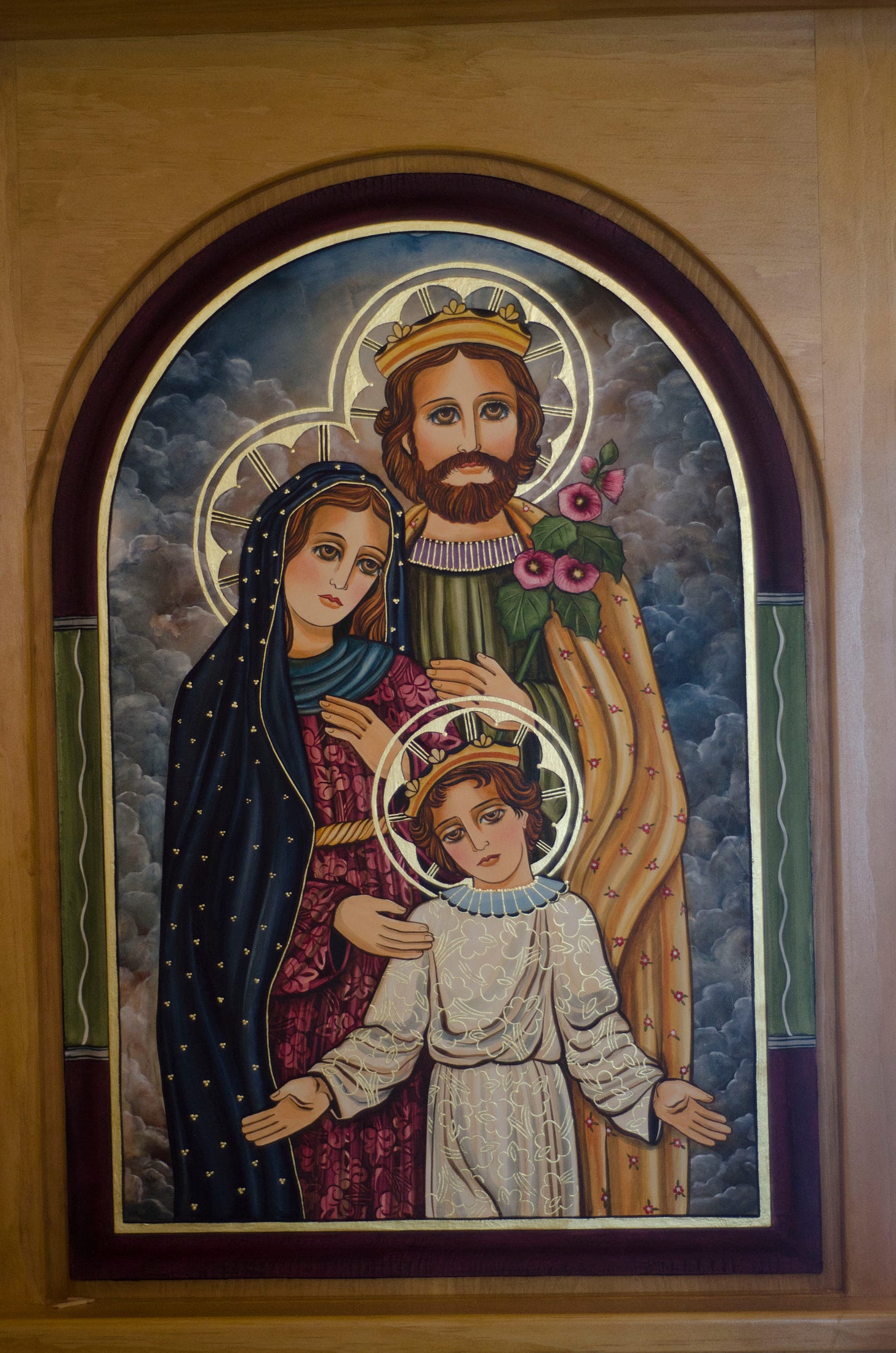 The Holy Family, a model for all families.