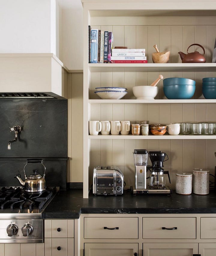 Clean organized kitchens