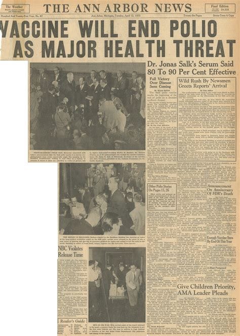 Looking back on another virus battle: U-M's role in polio history - Michigan Medicine Headlines Looking back on another virus battle: U-M's role in polio history - Michigan Medicine Headlines