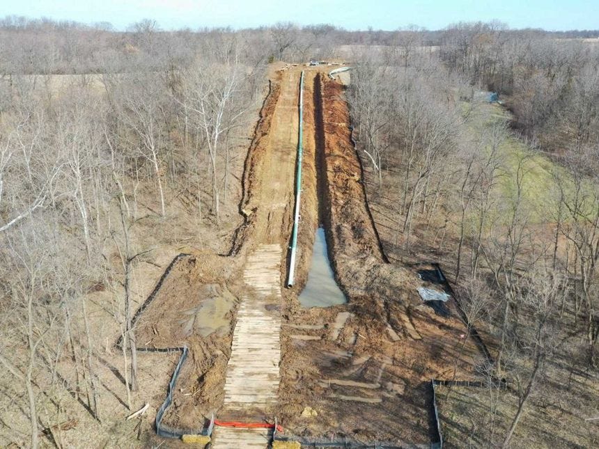 Pipelines play a key role in U.S. efforts to cut carbon emissions. But landowners are pushing back.