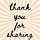 Thank You for Sharing