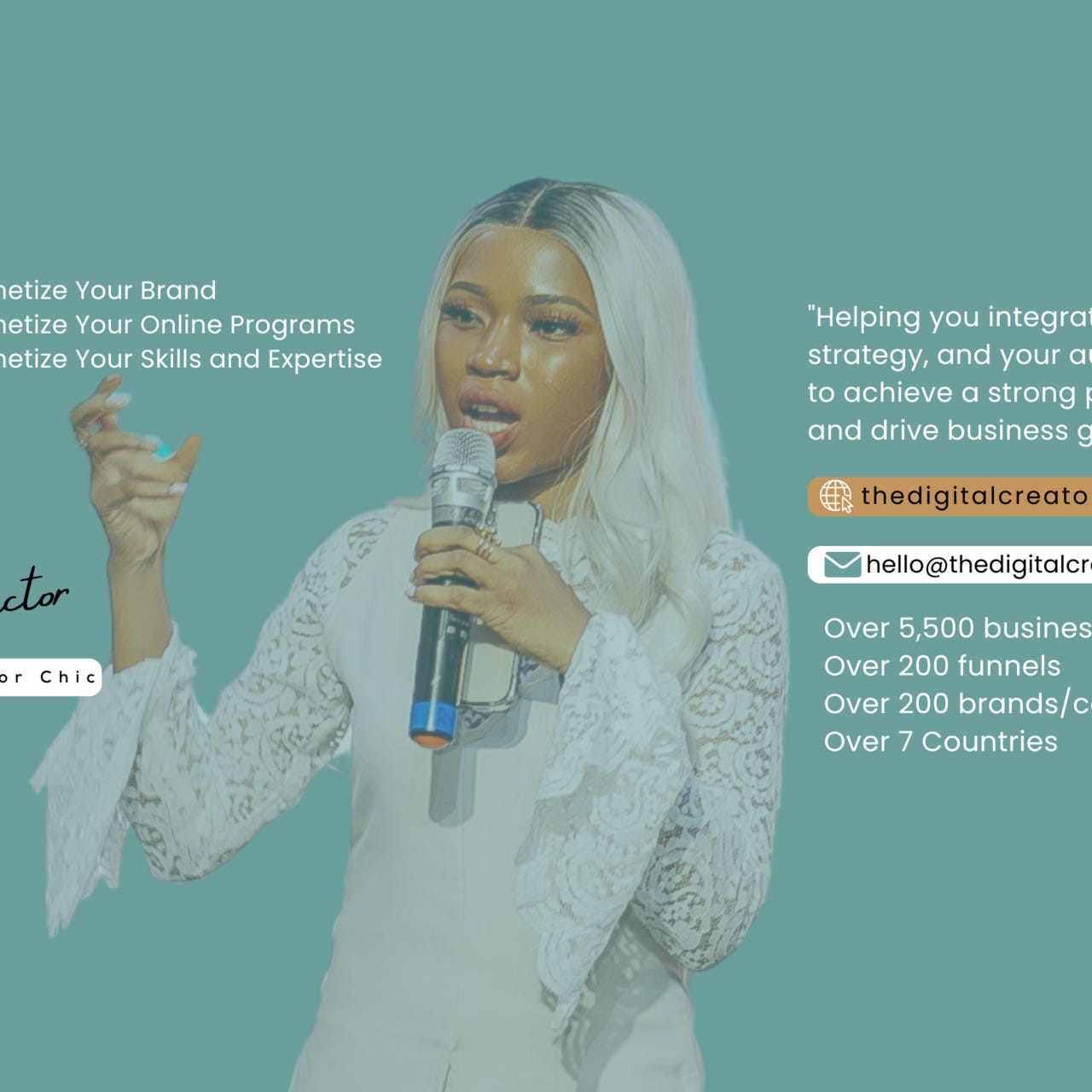 Digital Creator Chic (DCC) Letters