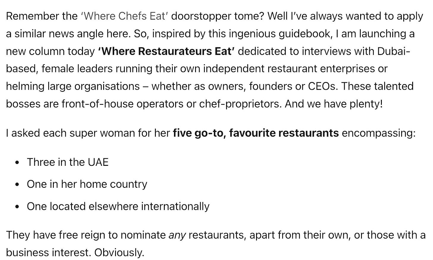 FooDiva Where Restaurateurs Eat