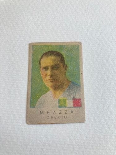 Giuseppe Meazza figurina originale anteguerra calcio Ambrosiana Italia WC 1934 - Foto 1 di 2