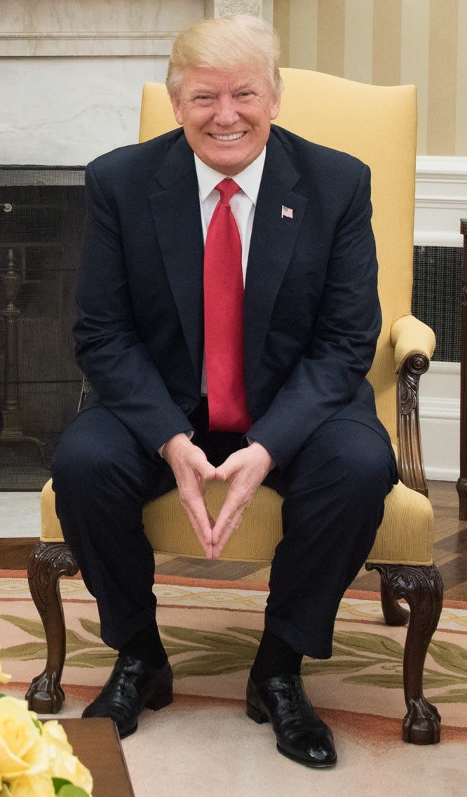 Donald Trump during a meeting with Condoleezza Rice on Friday, March 31, 2017. (Official White House photo by D. Myles Cullen). Donald Trump during a meeting with Condoleezza Rice on Friday, March 31, 2017. (Official White House photo by D. Myles Cullen).