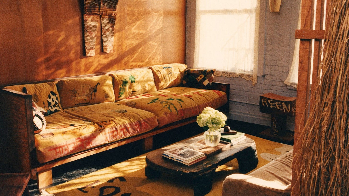 Inside designers Emily Adams Bode and Aaron Aujlas whimsical New York home
