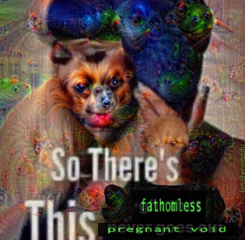 Nicki Minaj Meme: So There's This Fathomless Pregnant Void by @longtermbody on Instagram
