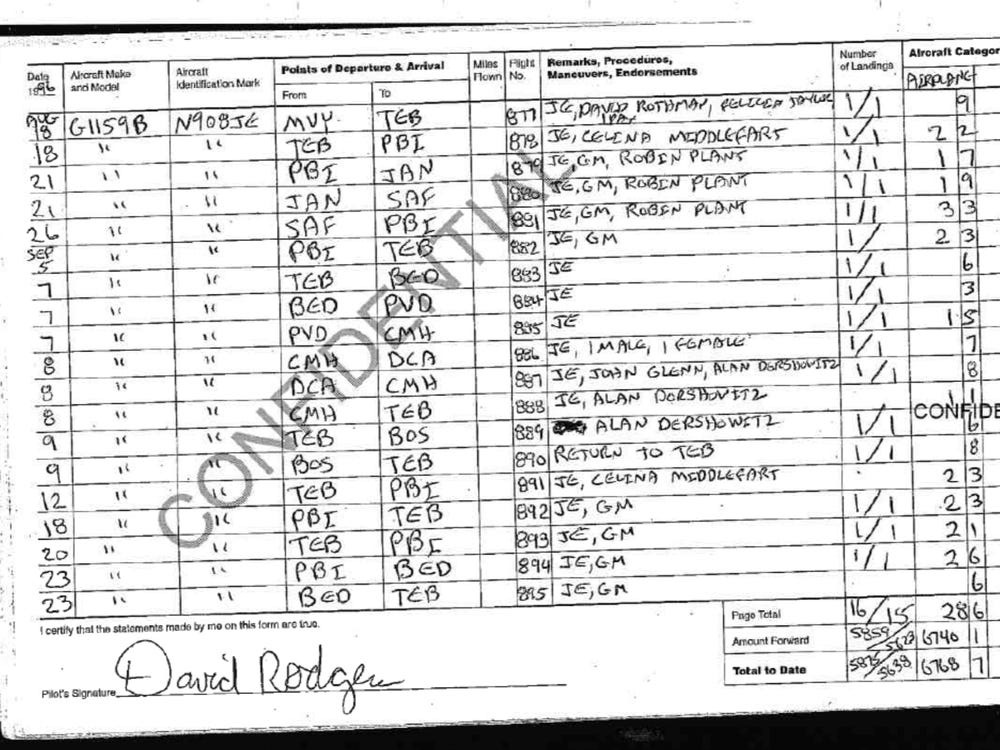 John Glenn Flew on Jeffrey Epstein's Private Jet in 1996 John Glenn Flew on Jeffrey Epstein's Private Jet in 1996