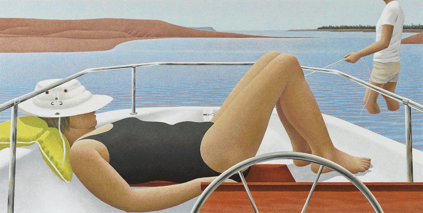 Coastal Contemporary Art Alex Colville "Low Tide" Museum Quality Print –  MA'AT LUXE HOME™