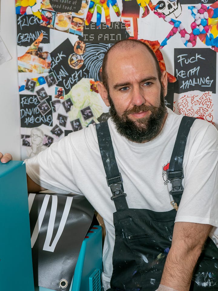 SLART in his Studio.