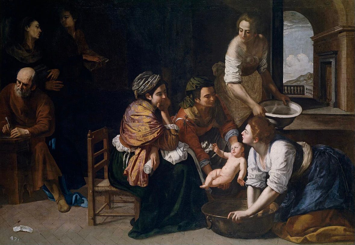 the birth of John