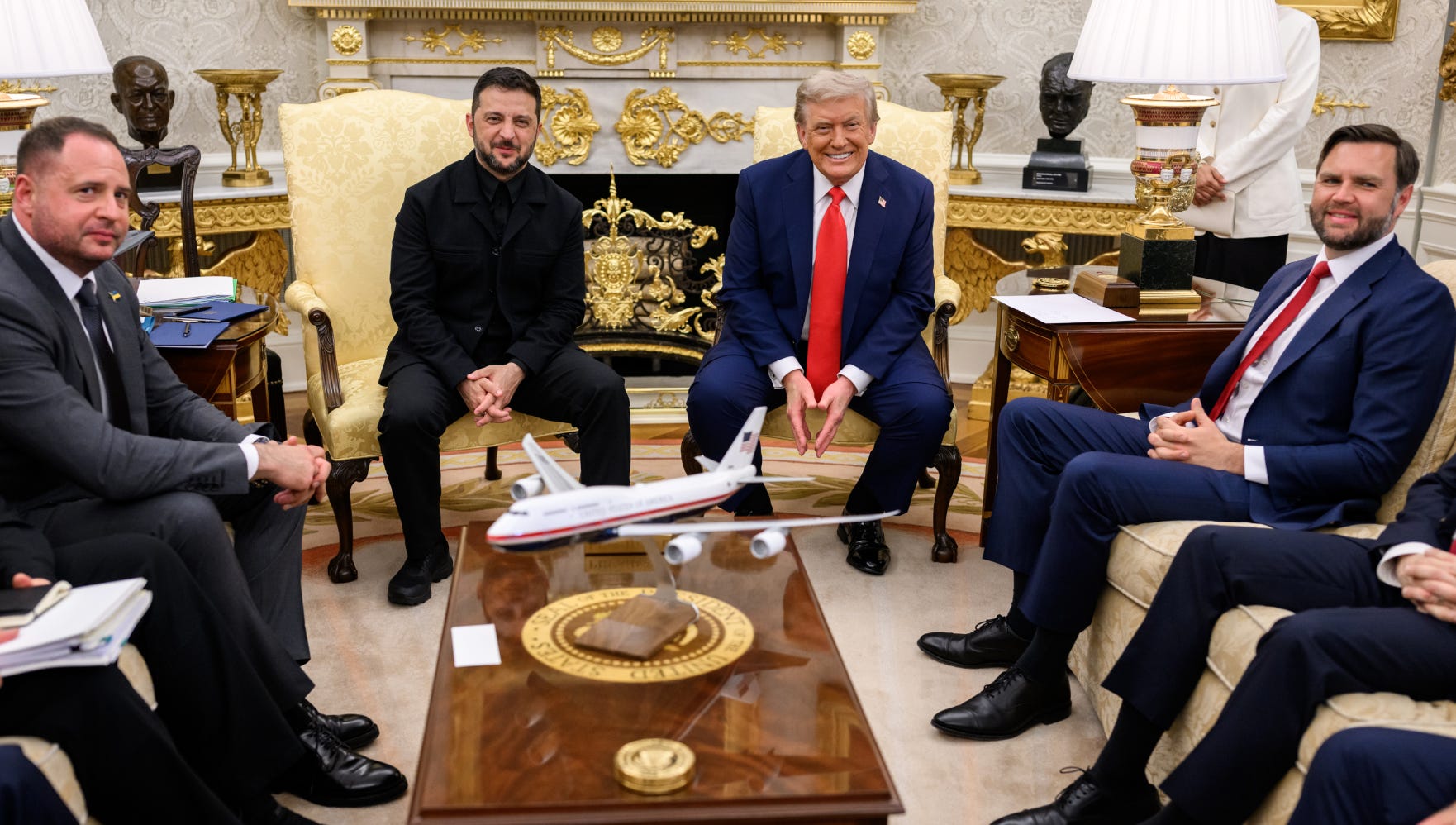 Erratic Trump says one thing about Ukraine and does another