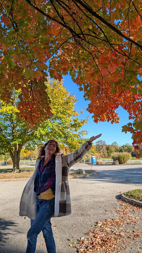 All Means All: pics of group fun, and the autumn colors of nature