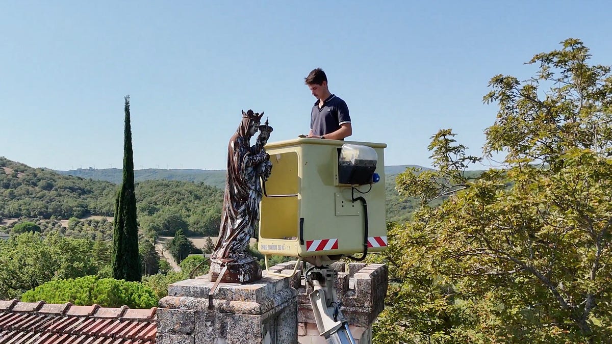 ‘Someone has to roll up their sleeves’: Meet the 23-year-old Catholic restoring France’s statues