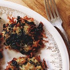 Spinach & Pecorino Latkes