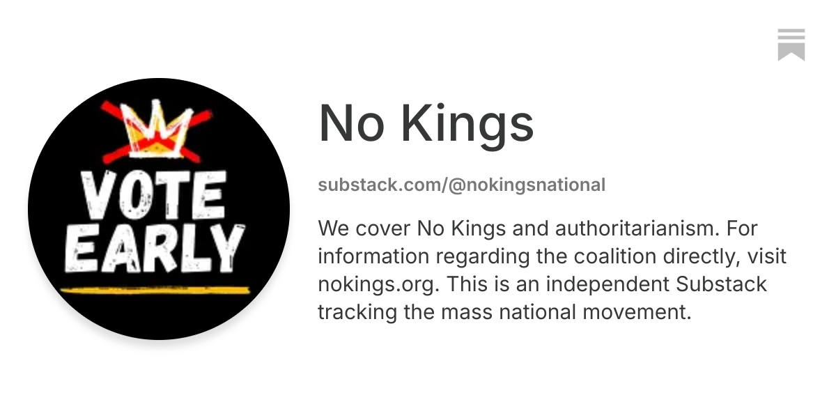 No Kings | Substack