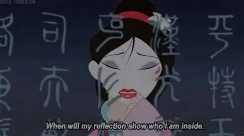 Mulan Reflection GIF - Mulan Reflection Singing - Discover & Share GIFs