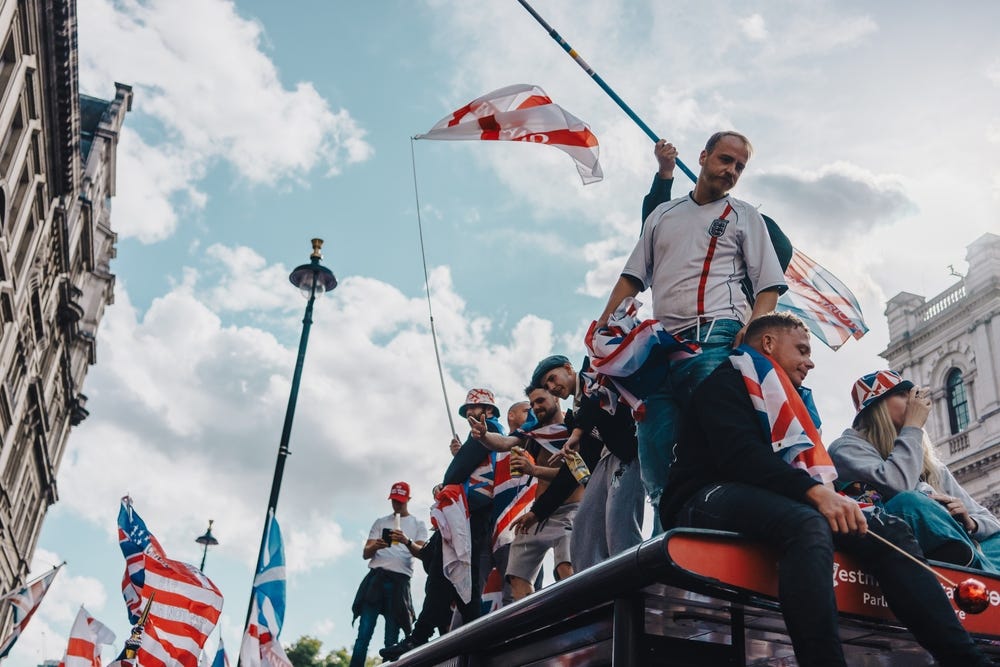 My place or yours? - Flags and the far right from someone who looks ...