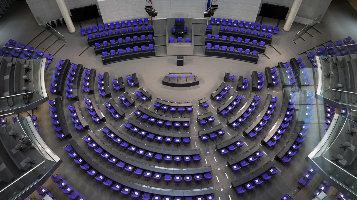 XXL Bundestag': Germany's parliament grows to record size after election  results finalized — RT World News