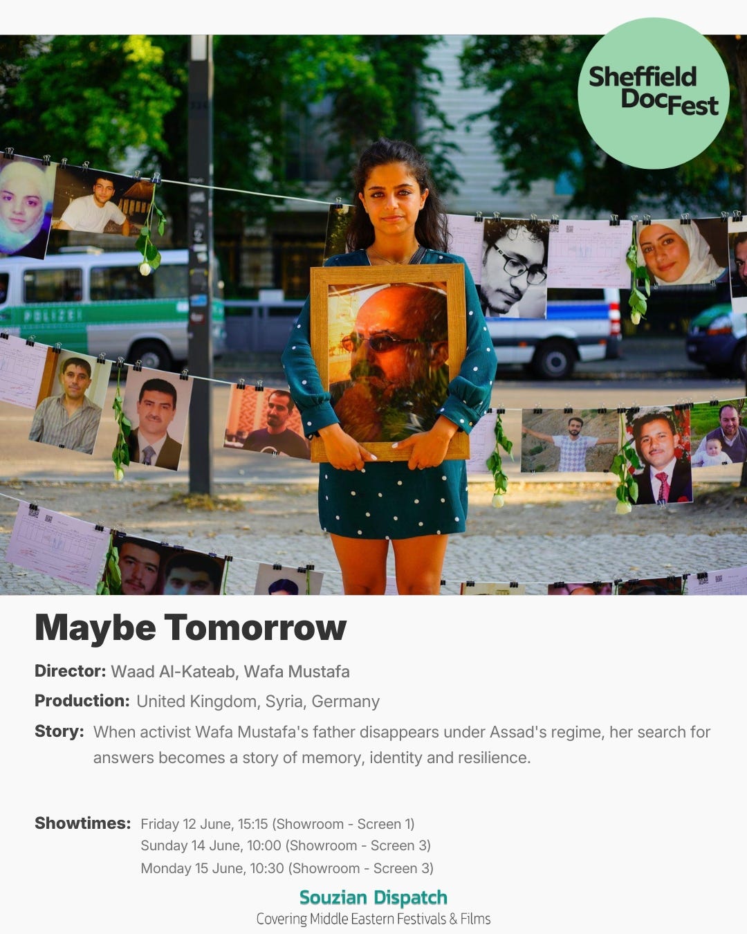 Maybe Tomorrow, directed by Wafa Mustafa and Waad Al-Kateab, won the Grand Jury Award in the International Short Film Competition.