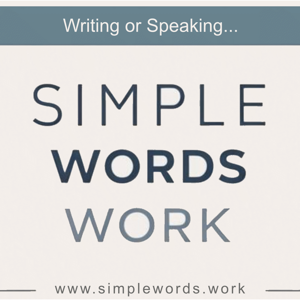Simple Words Work