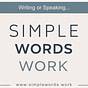 Simple Words Work