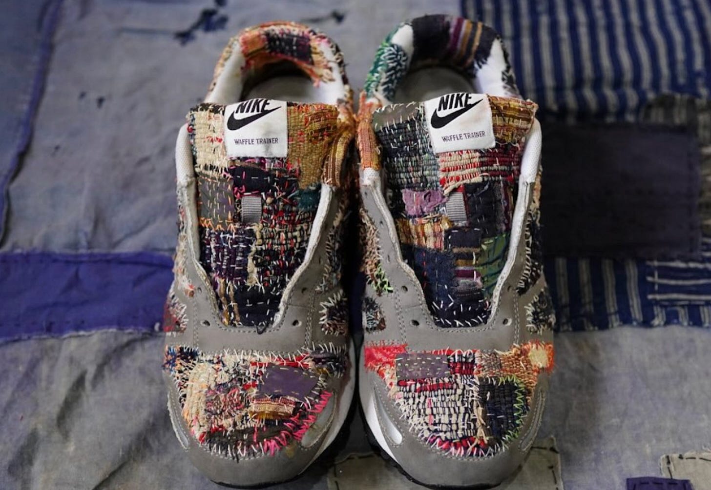 Bespoke Sashikosneaker Nike Air Waffle Trainers Bespoke Sashikosneaker Nike Air Waffle Trainers