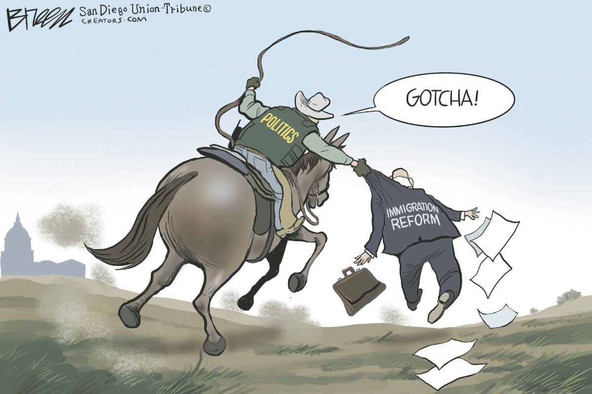 A cartoon of a person on a horse

Description automatically generated