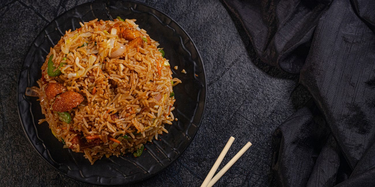 Grilling leftover rice