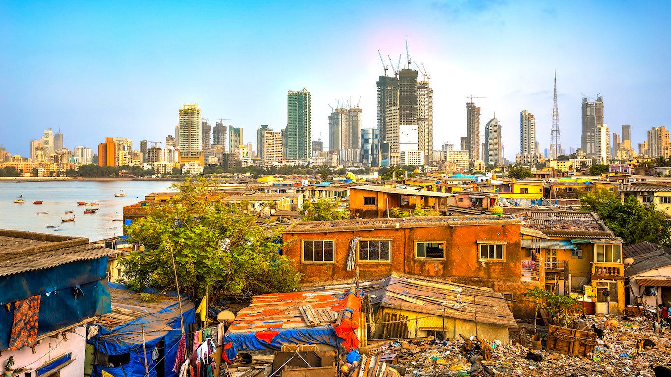 Countries With the Widest Gaps Between Rich and Poor - 24/7 Wall St.