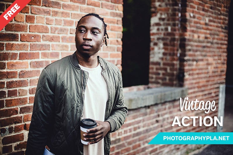 Free Vintage Photoshop Action