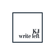 KJ write left
