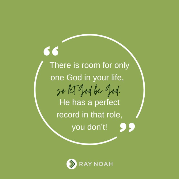 There Is Room For Only One God